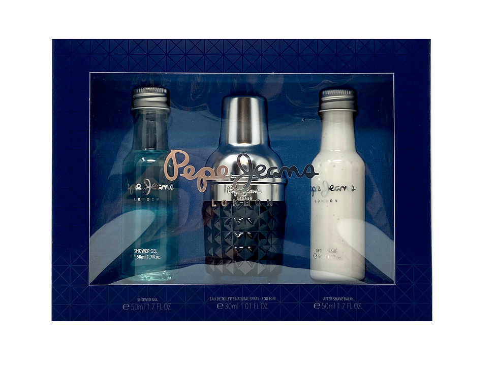 Pepe Jeans for Him 3pc Set - EDT 30ml + Shower Gel 50ml + A/S Balm 50ml