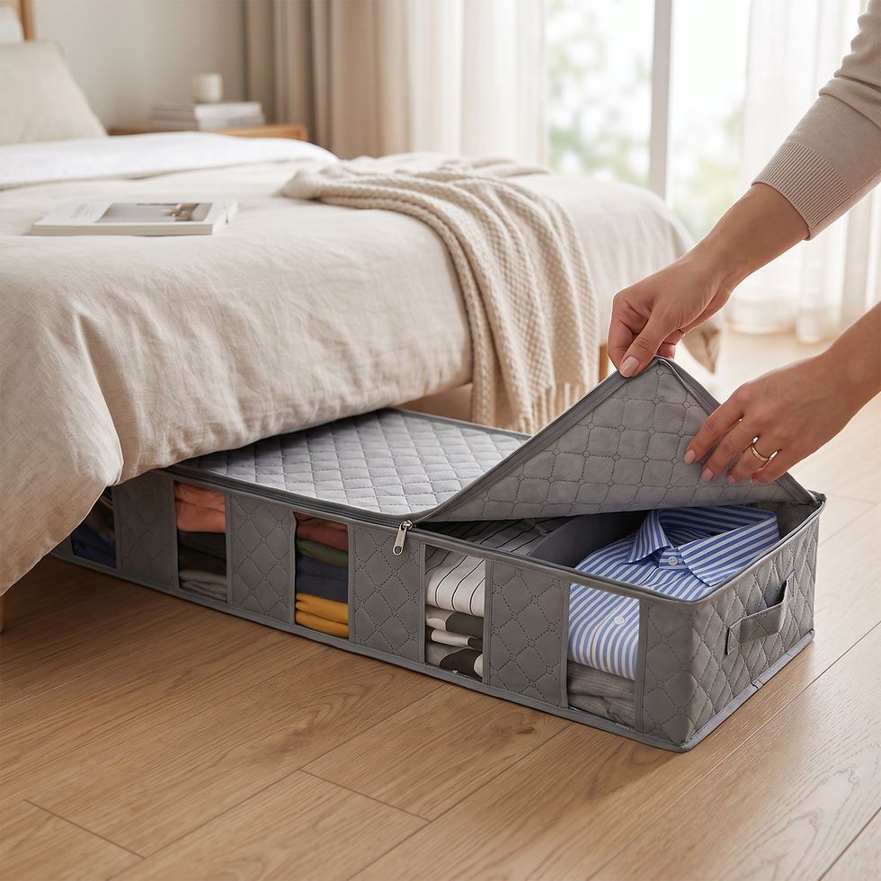 Thumbnail: Under Bed Storage Organizer with Clear Window