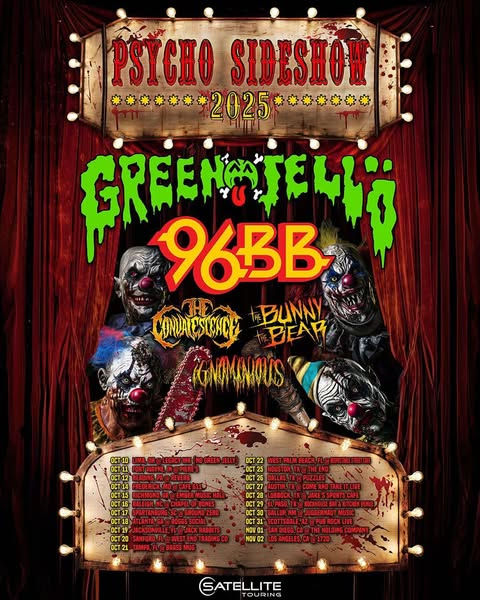 GREEN JELLY w/ The Convalescence - The Bunny the Bear - 96BB - Ignominious