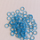 Thumbnail: LAKE BLUE - 10mm Jump Ring - 50 pairs