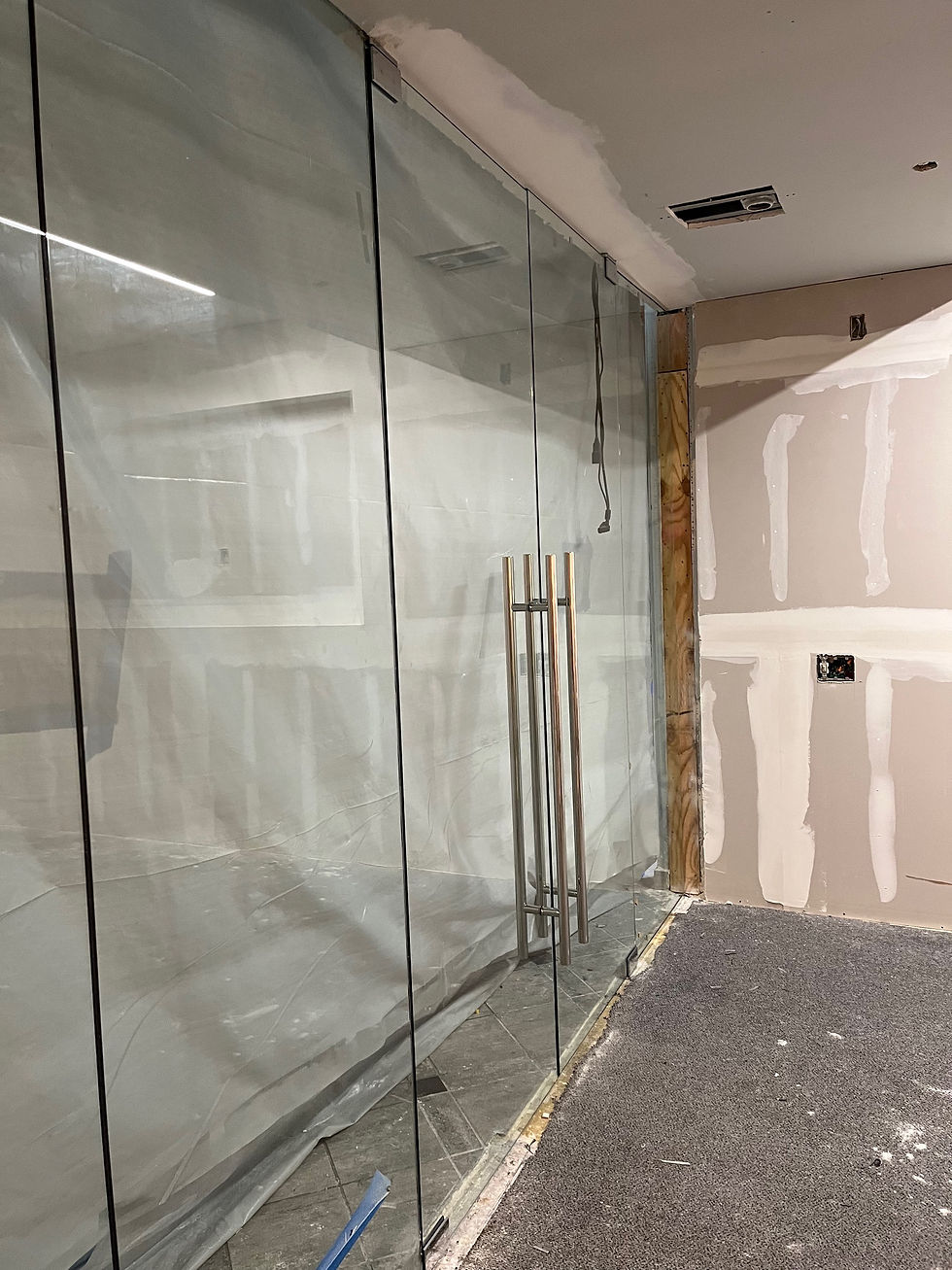 Thumbnail: Office Partitions 1/2 Tempered Glass 