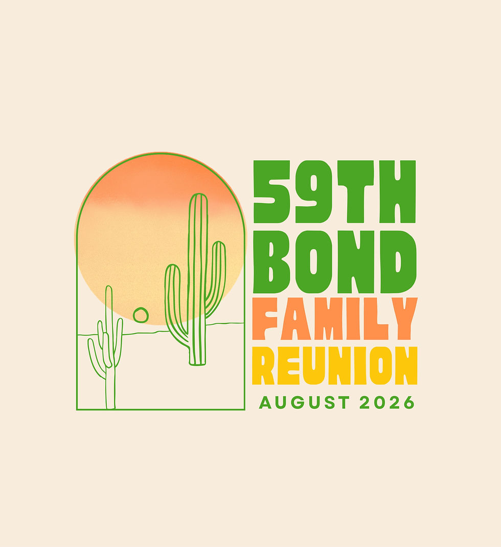 59th Bond Family Reunion Fee