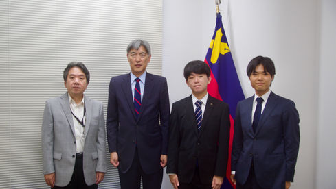 伊藤公平塾長と面会いたしました