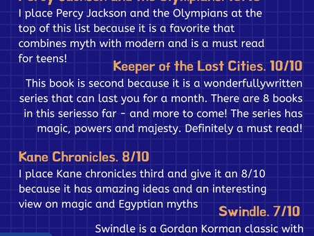 Book Recommendations for Youth