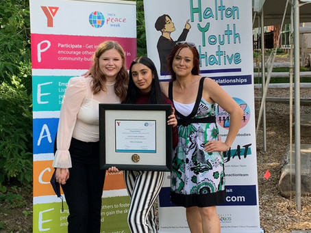 HYI Receives YMCA Peace Award