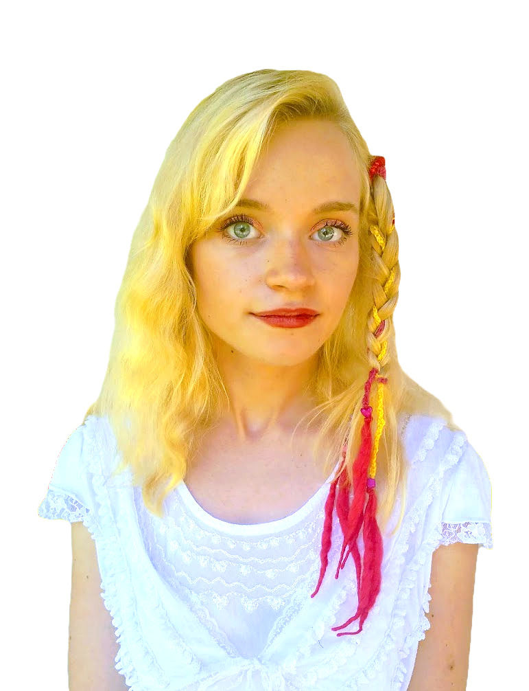 Thumbnail: Hair braid band with fringes an beads