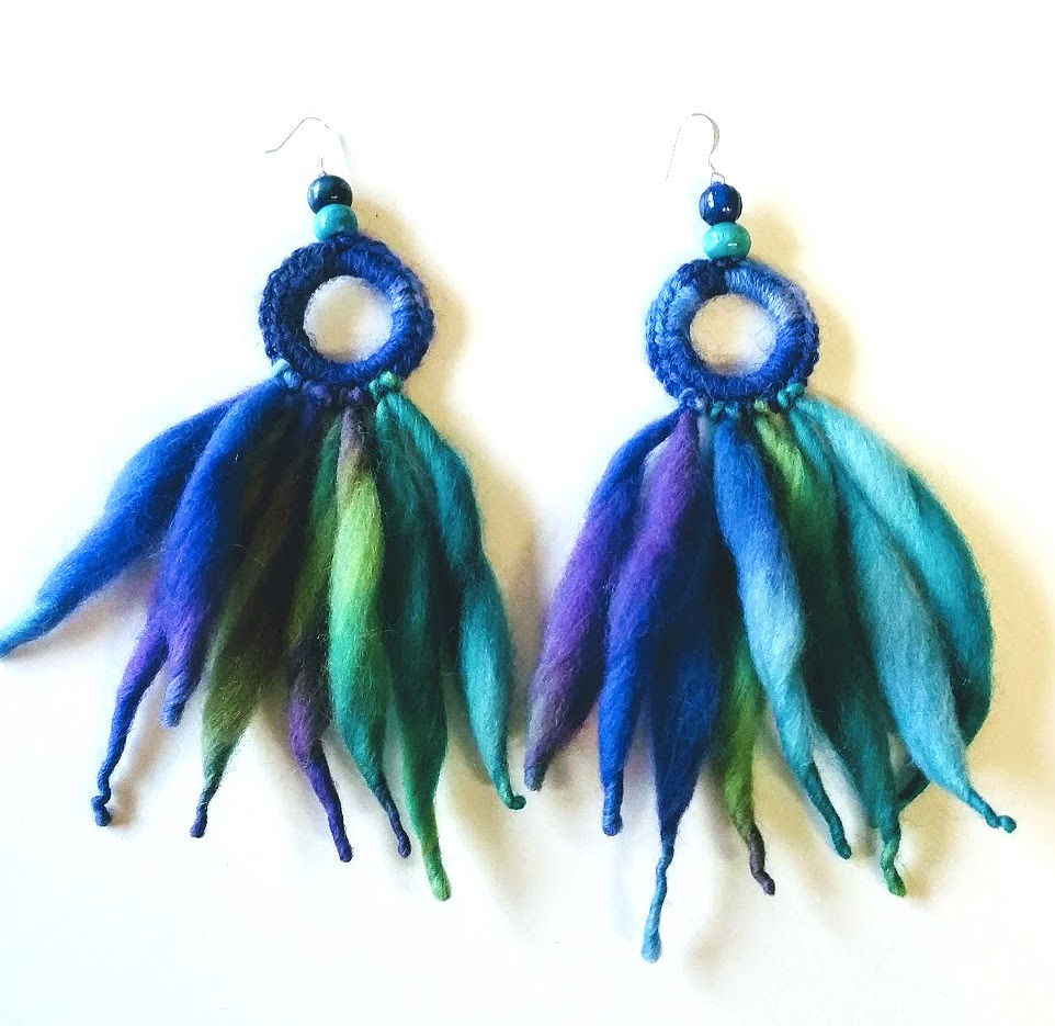 Thumbnail: Nordic Light earrings (Blue)