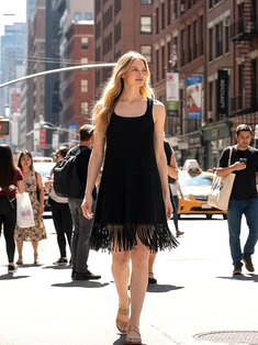 Knitted Merino wool design dresses 