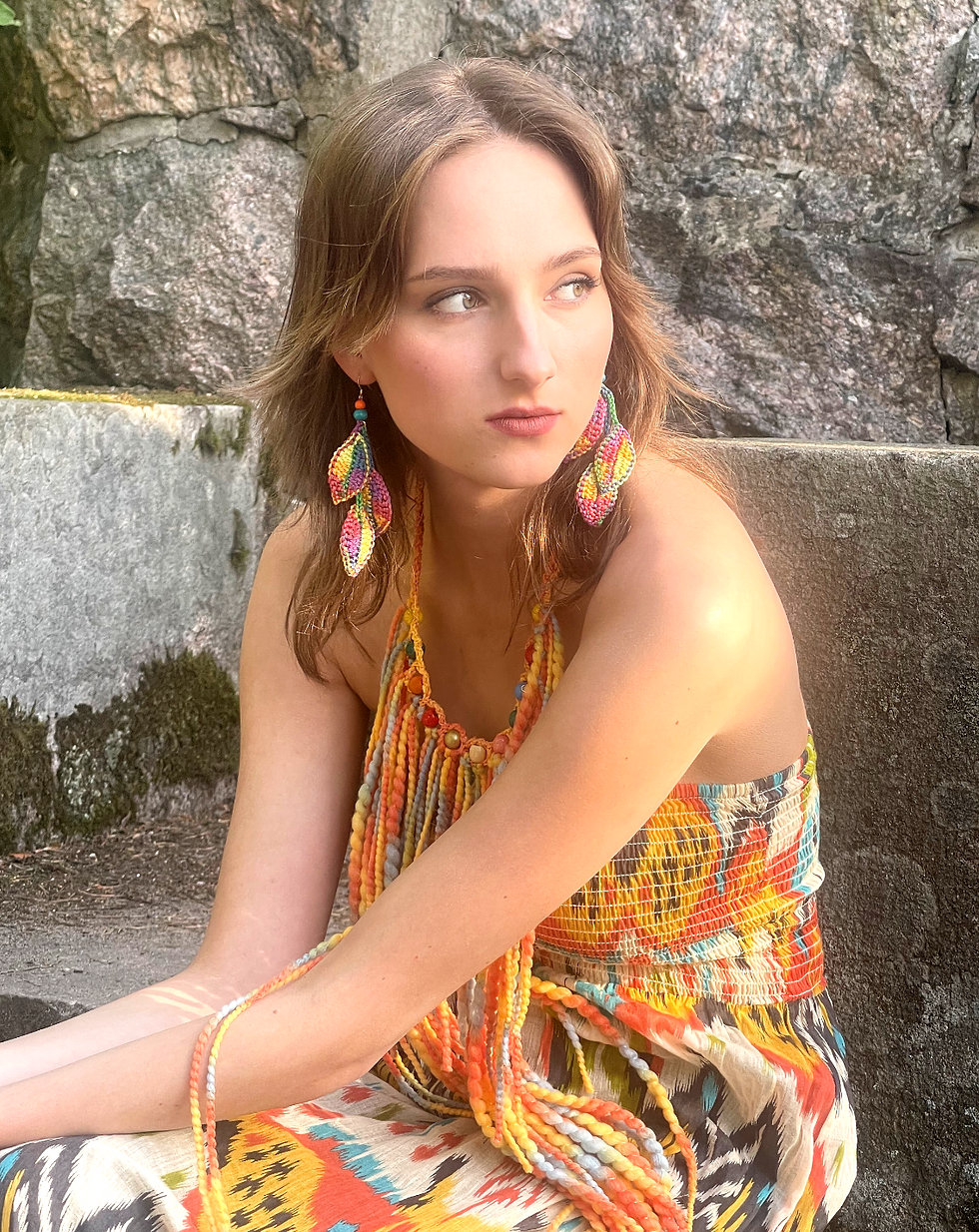 Thumbnail: Phoenix earrings, Paradise
