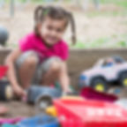 Big kids sandbox in lower yard