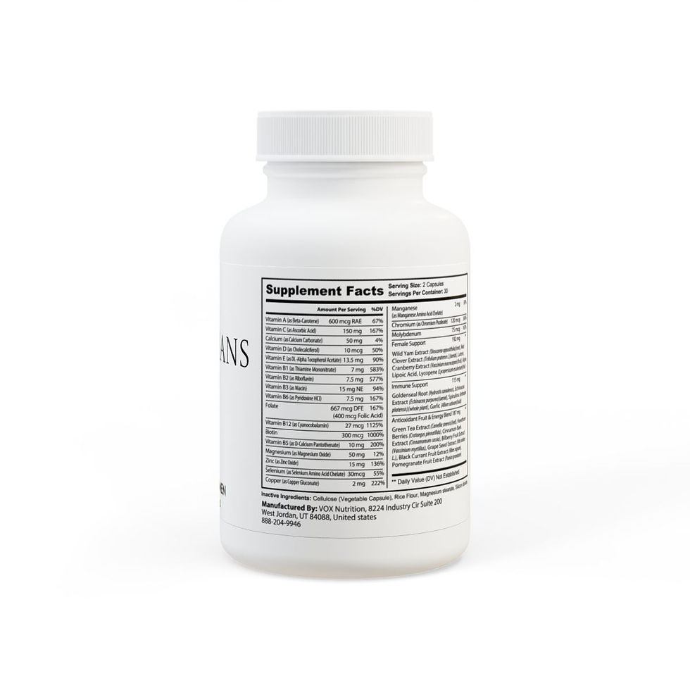 Thumbnail: Multivitamin for Women Supplement (60 Capsules)