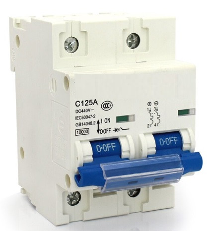 Circuit Breaker C-Curve Chint 10kA 2P 125A DC | setsolar-shop