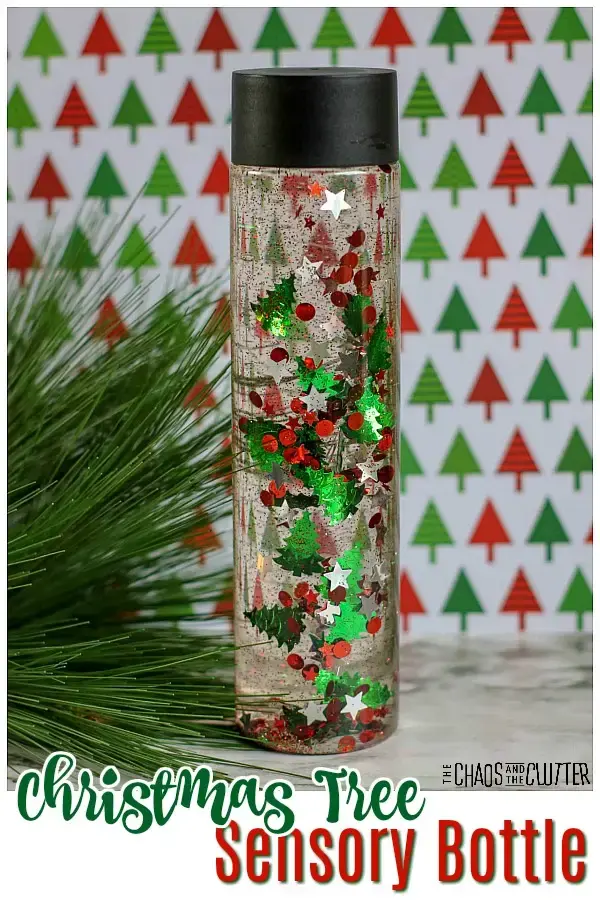Surrey Nanny Agency Festive Sensory Bottle for Children