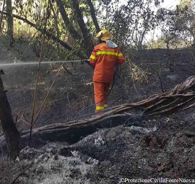 Incendio loc. Ponzano Romano