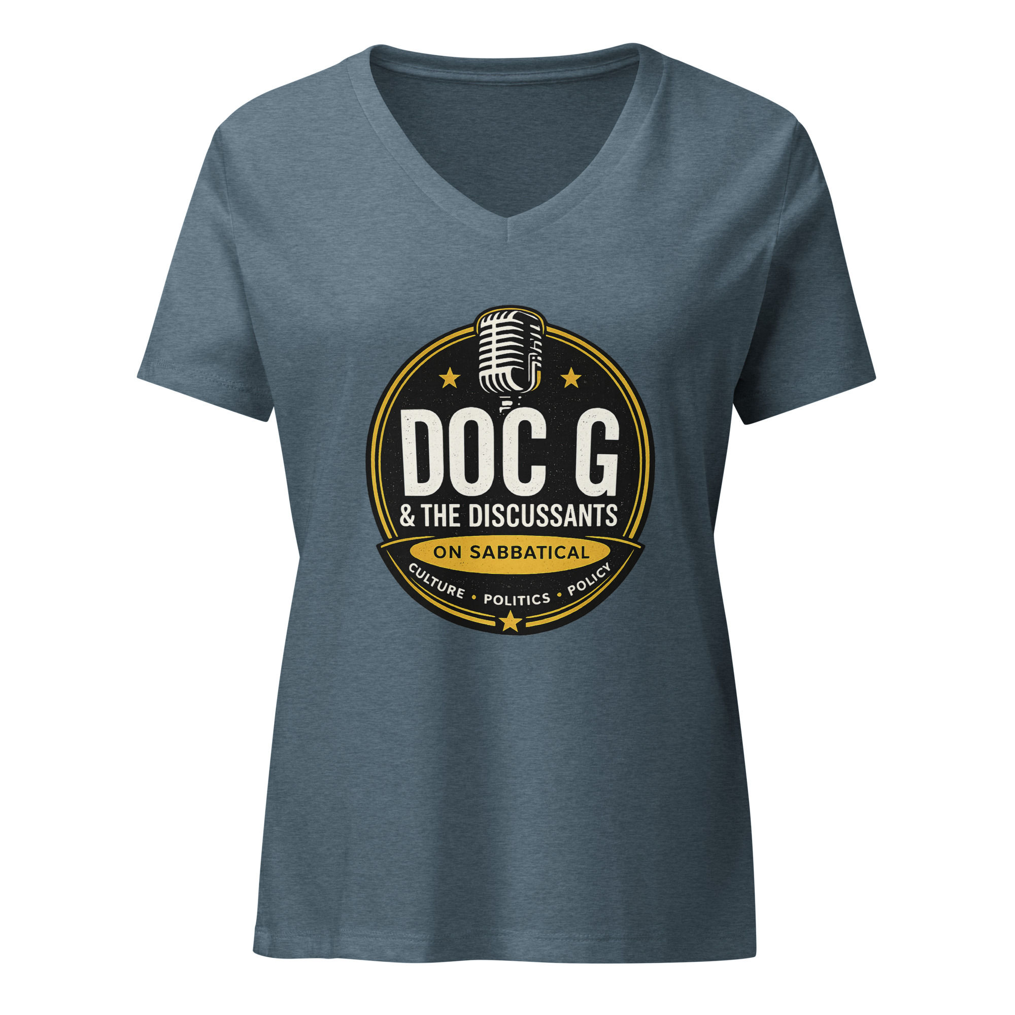 Doc G & The Discussants Signature Women's V-Neck