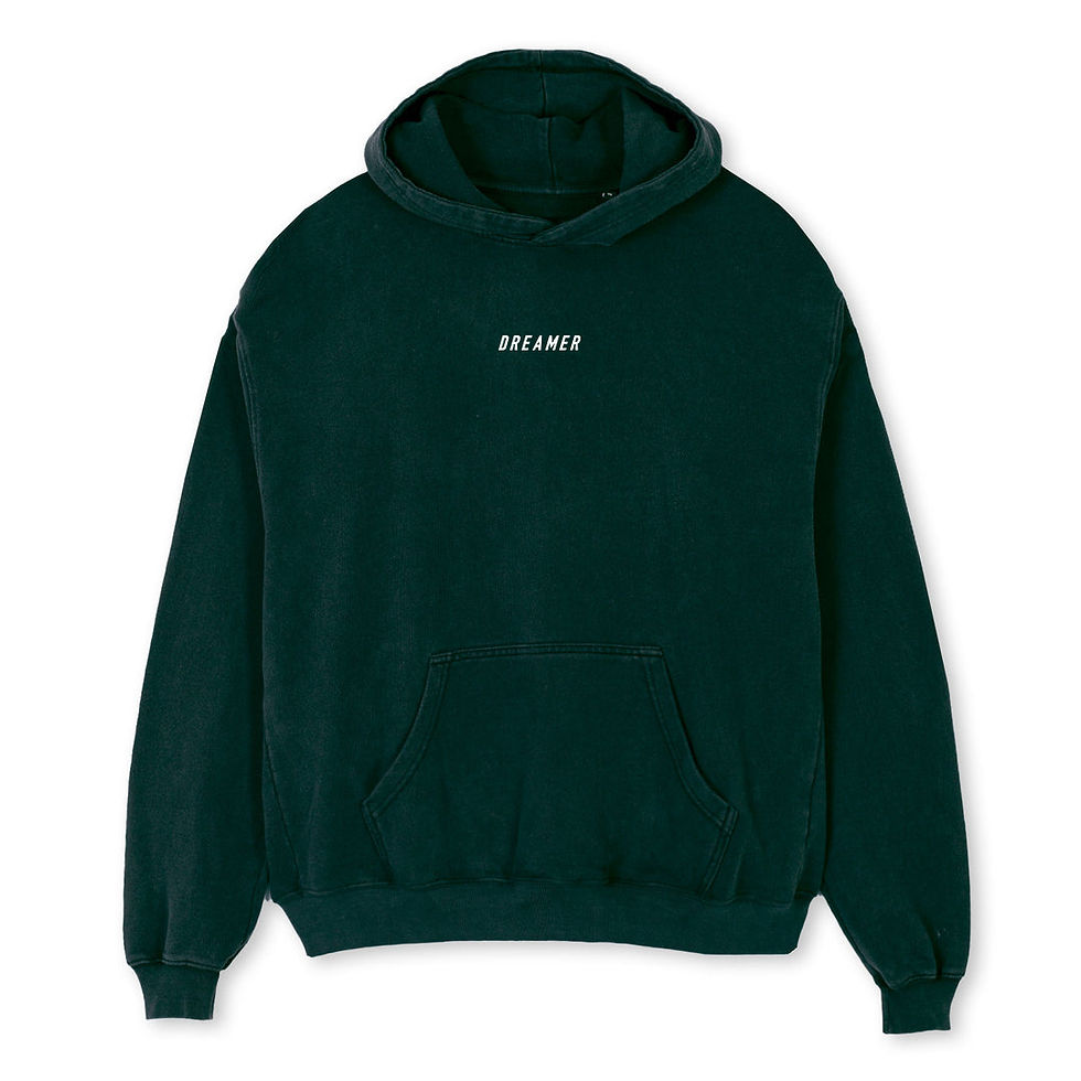 DREAMER™ Oversized Hoodie, Forest Green (Limited Edition), Unisex.