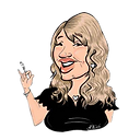 caricatures by kathy logo
