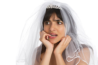 nervous bride