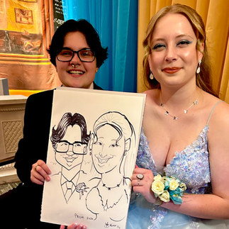 lesbian couple gets drawn at dapohne prom