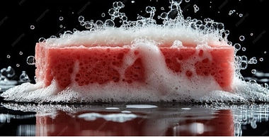 a squeaky clean sponge