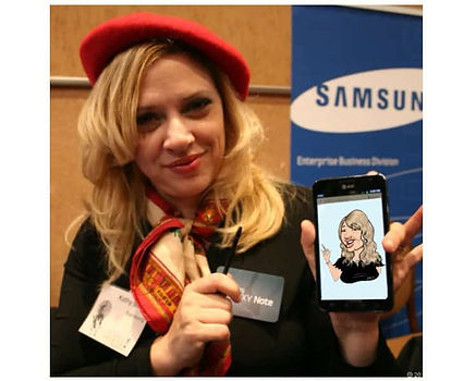 digital caricature artist kathy buskett