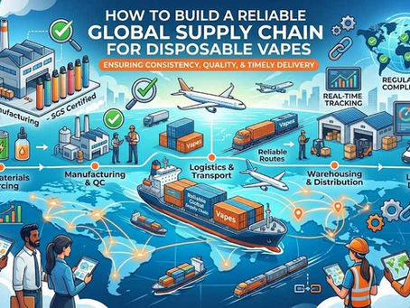 How to Build a Reliable Global Supply Chain for Disposable Vapes