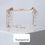 Thumbnail: FASHION QUILT DESIGN CLEAR LINK HANDLE CLUTCH CLEAR