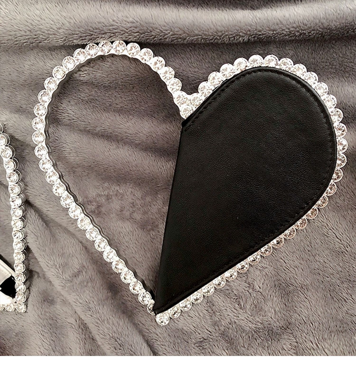 Shinny Twinkle Star Cute Heart Clutch