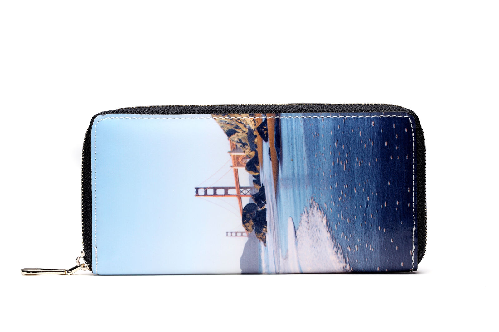 Trendy Magazine Long Wallet With Hand Strap