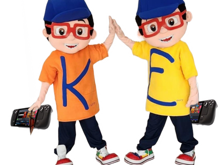 K & E video game boys