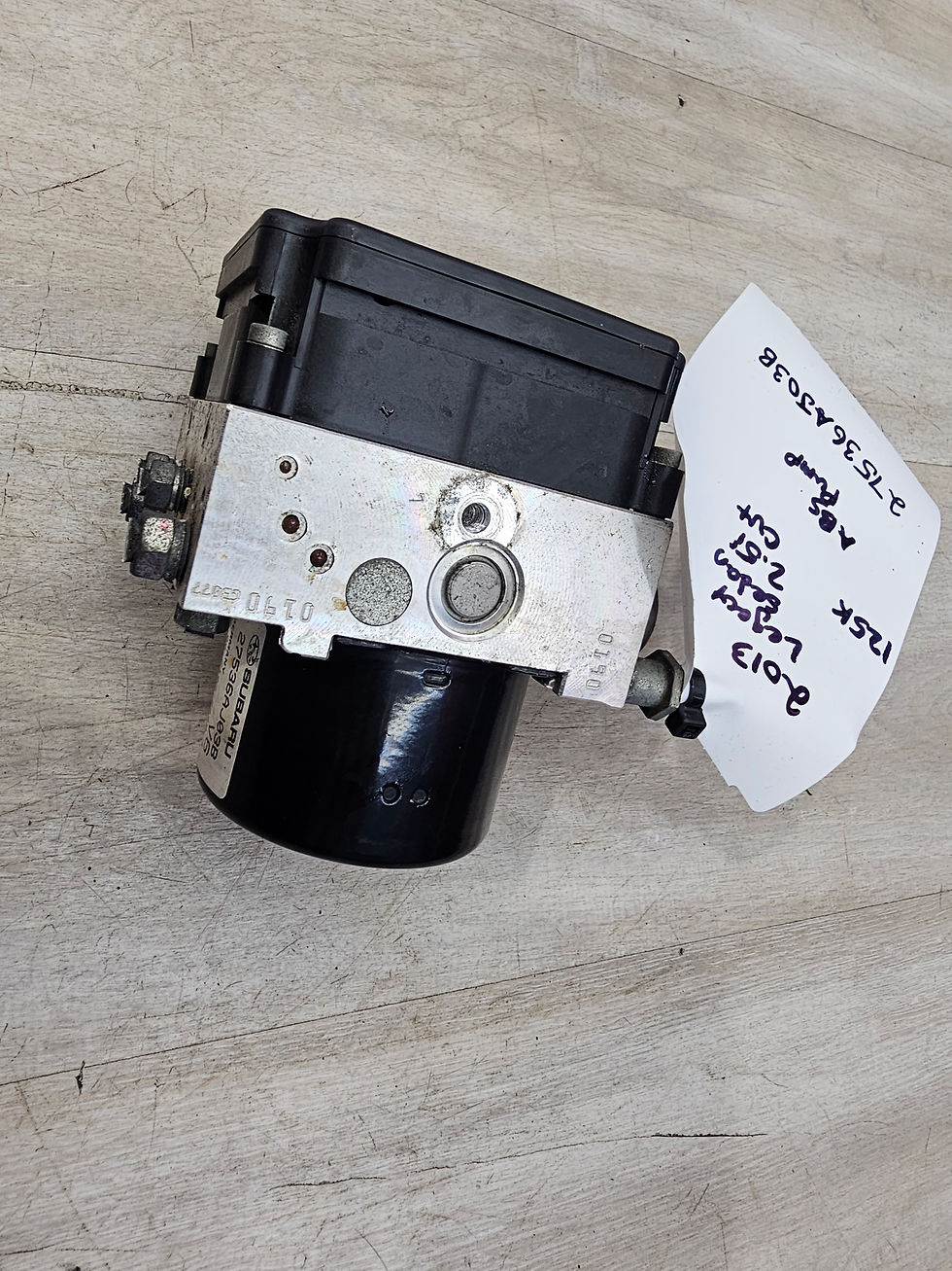 Thumbnail: 2013-2014 subaru Legacy sedan 2.5 abs pump 27596AJ03B 125k