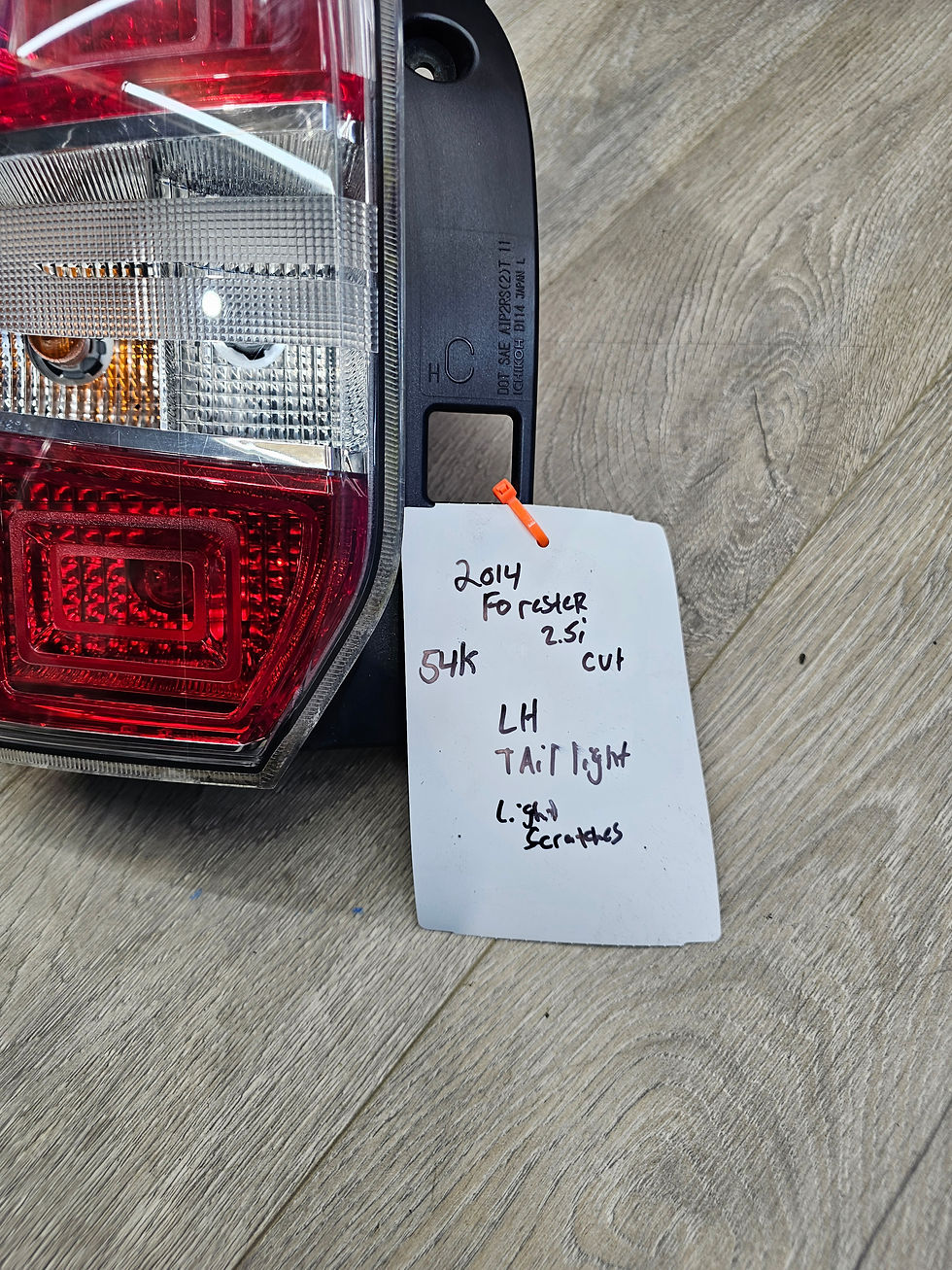 Thumbnail: 2014-2016 Subaru forester 2.5 left driver tail light 84912SG051 54k