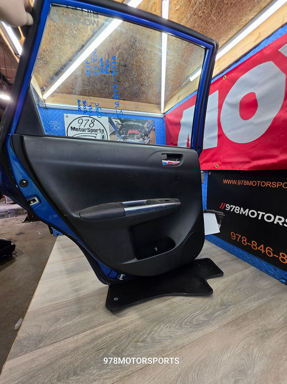 Thumbnail: 2011-2014 Subaru wrx 2.5 left driver rear door 60409FG1129P 02C