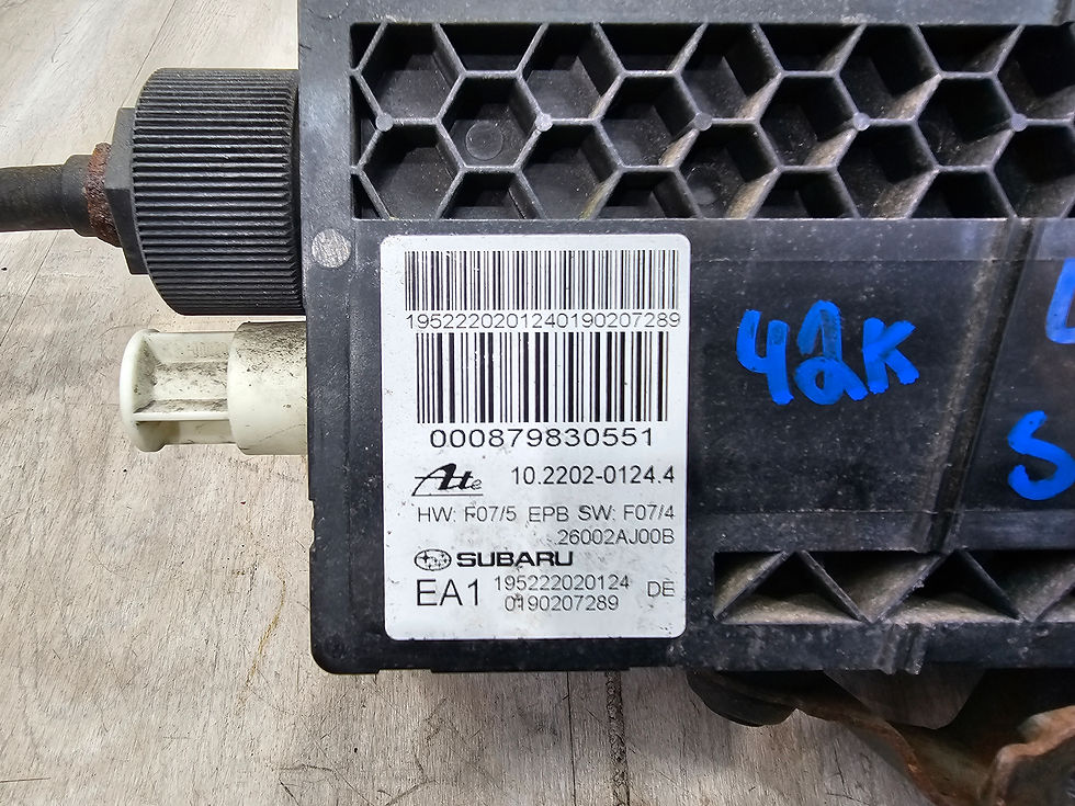 Thumbnail: 2010-2012 Subaru legacy sedan 2.5i a/t parking brake actuator 26002AJ01A 42k