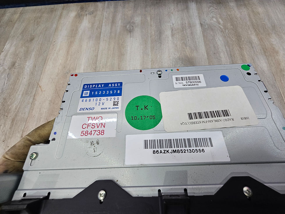 Thumbnail: 2006 Cadillac sts-v 4.4 oem radio 