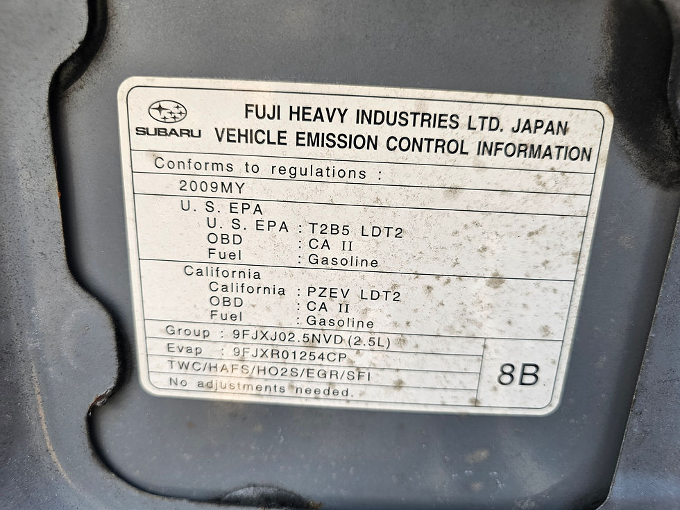 Thumbnail: 2009-2010 Subaru forester 2.5 ac compressor 73111FG001 170k
