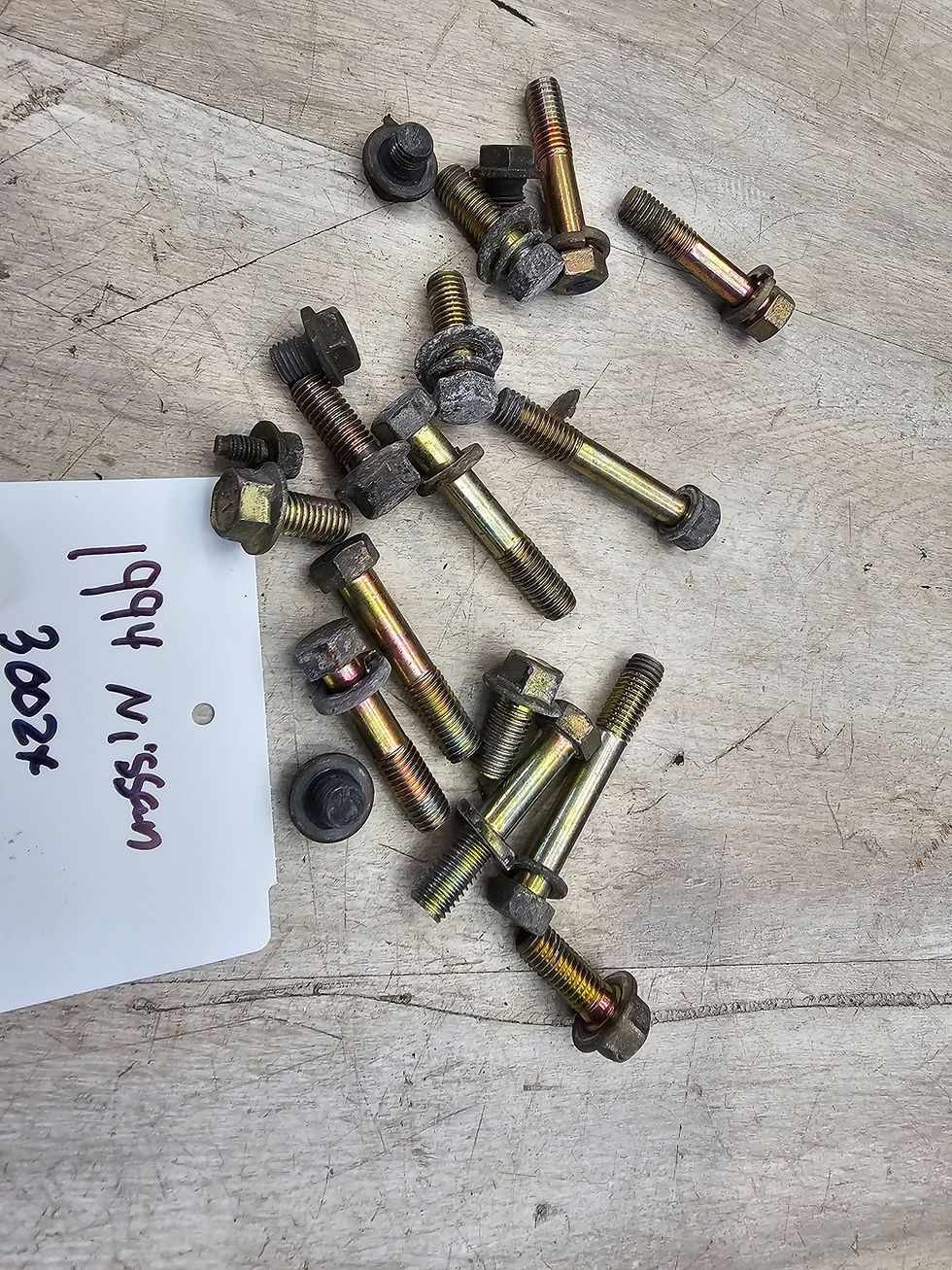 Thumbnail: 1990-1996 nissan 300zx z32 a/t transmission Bellhousing bolts 53k