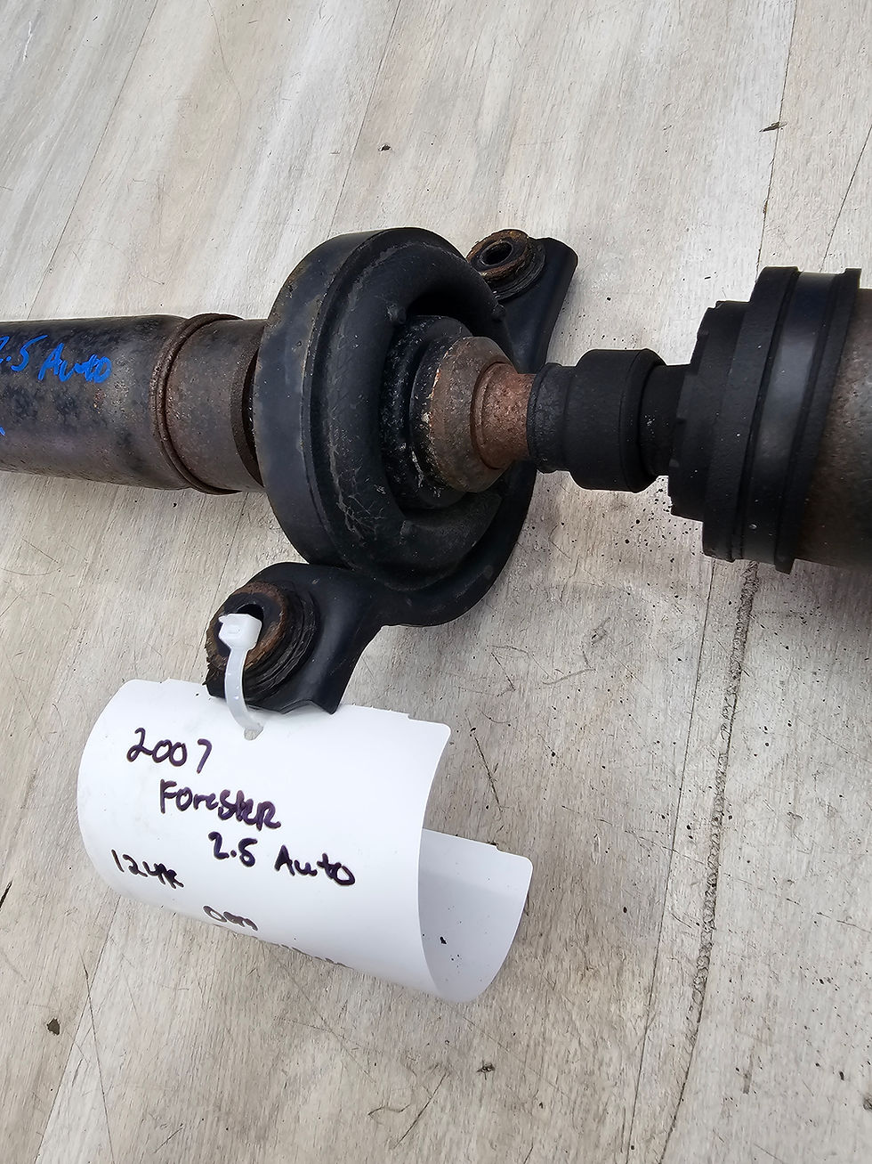 Thumbnail: 2006-2008 Subaru forester 2.5X a/t Driveshaft 27111SA050 124k