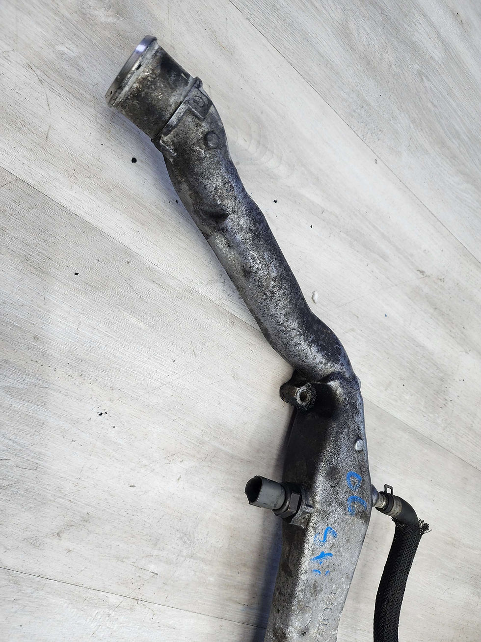 Thumbnail: 2006 Subaru impreza wrx sti ej257 oem coolant crossover pipe