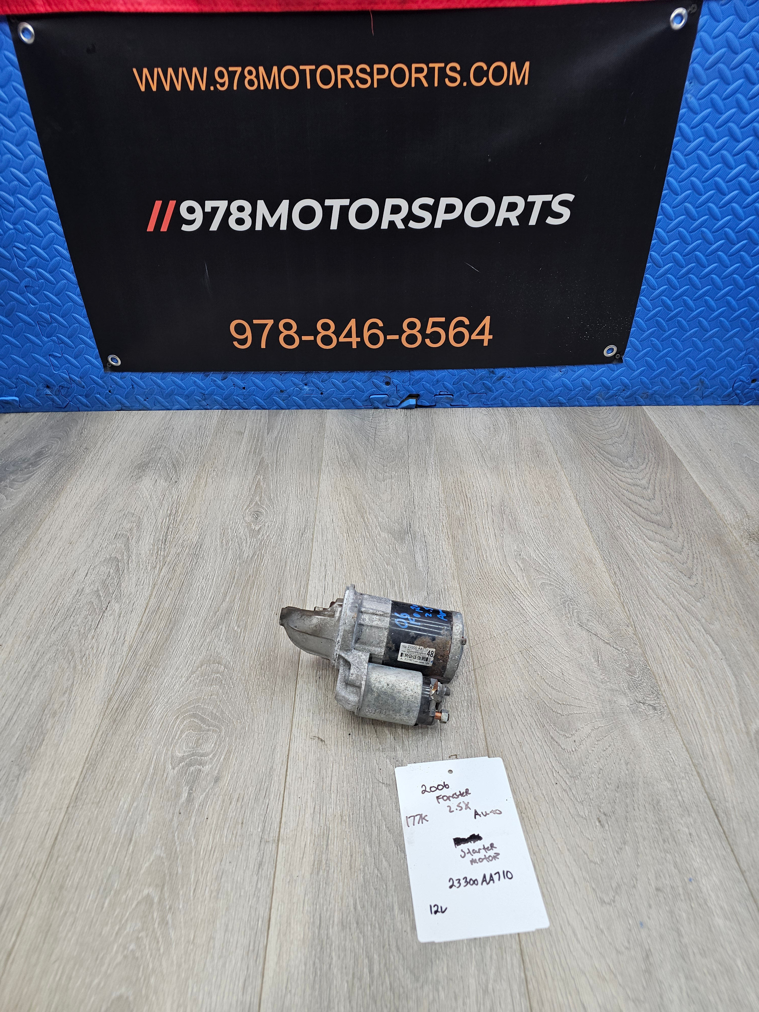 2003-2008 Subaru forester 2.5 A/T starter motor 23300AA710 177k