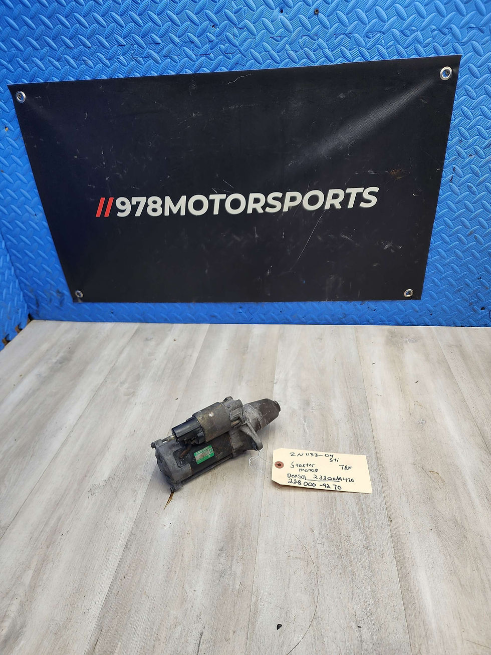 Thumbnail: 2004 Subaru impreza wrx sti ej257 6 speed oem Starter motor assembly 