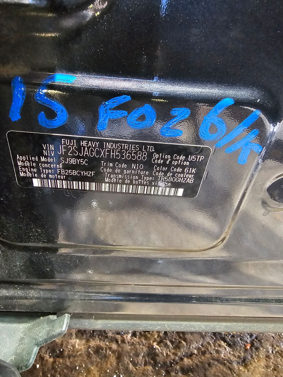 Thumbnail: 2014-2018 Subaru forester 2.5i A/T rear axle shaft 28421SG000