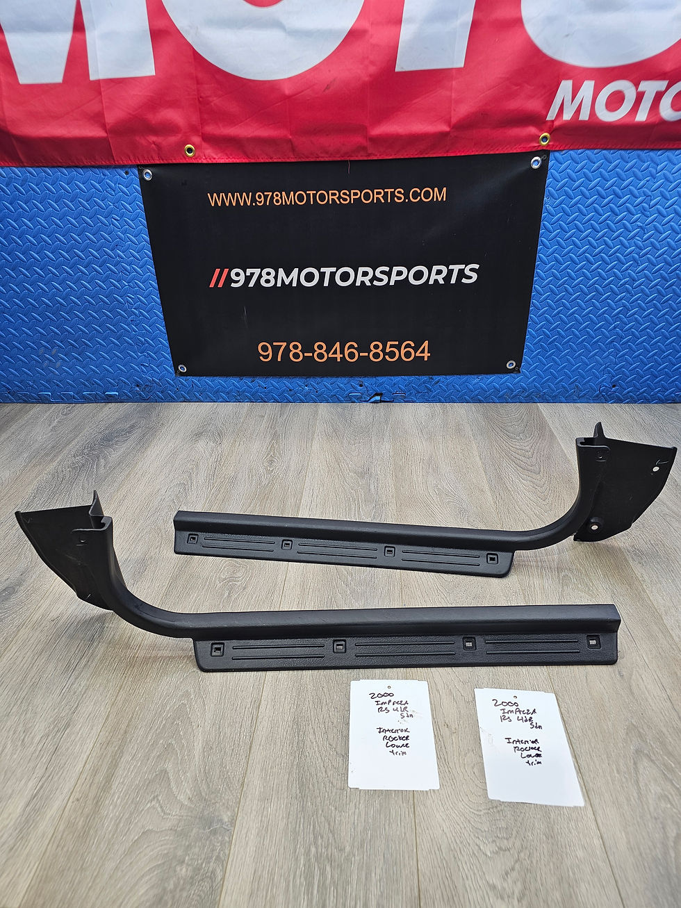 Thumbnail: 1999-2001 Subaru impreza rs 4dr sedan 2.5 door sill trim 