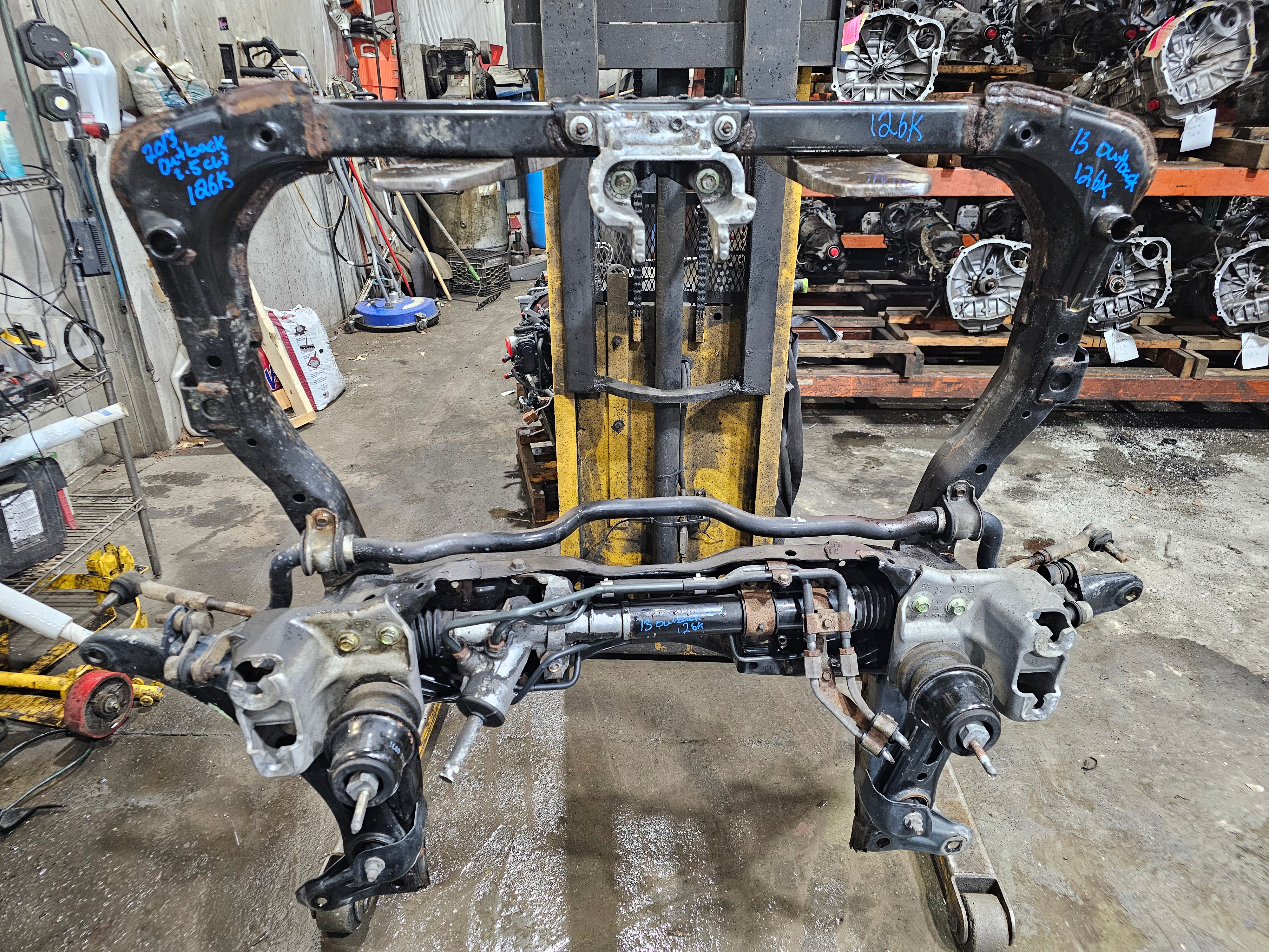 2010-2014 Subaru outback wagon 2.5 front engine subframe craddle 50527AJ01B