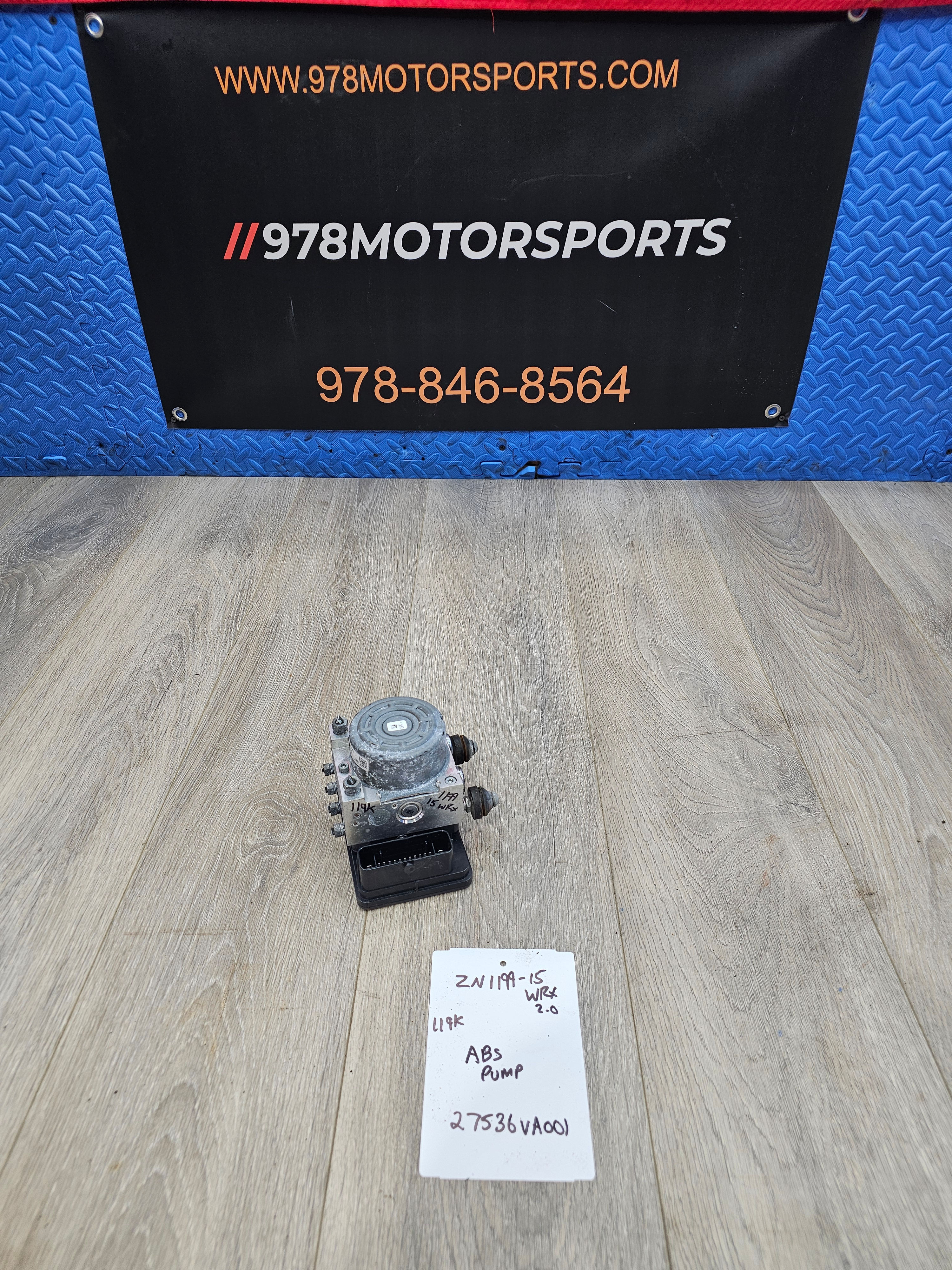 2015 Subaru wrx 2.0 M/T abs pump 27596VA000 119k