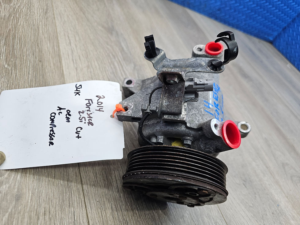 Thumbnail: 2014-2018 Subaru forester 2.5 ac compressor 73111FJ041 54k 