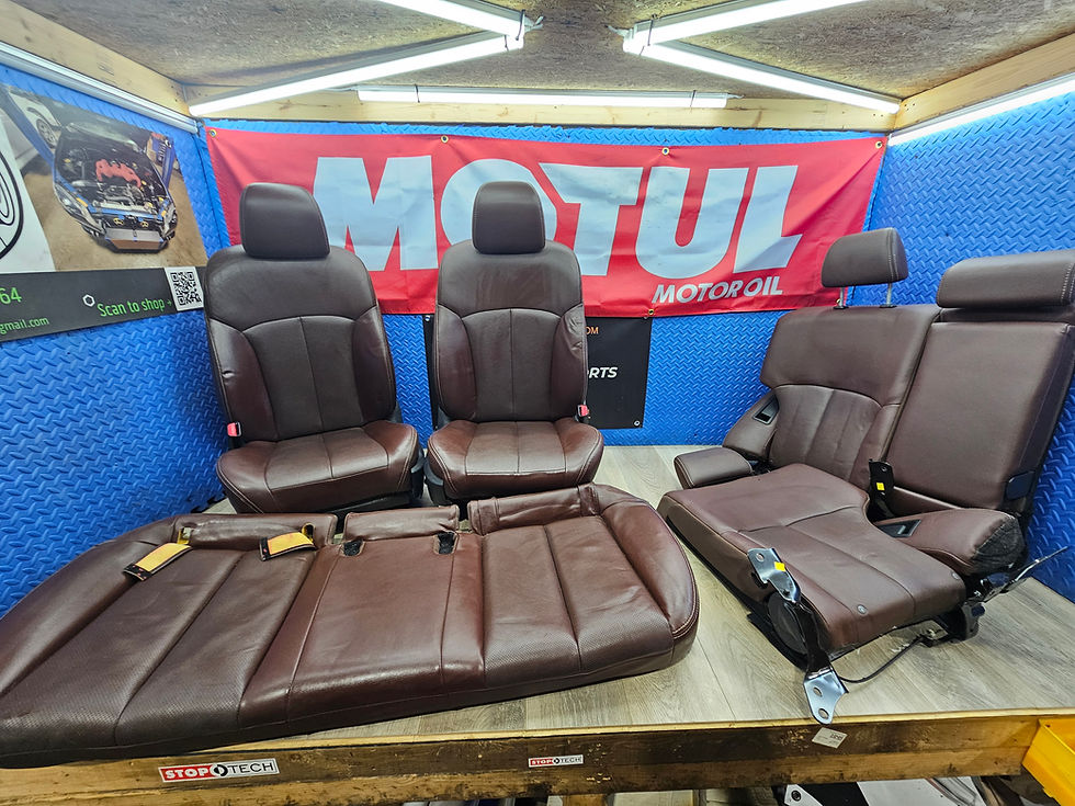 Thumbnail: 2013-2014 subaru outback 2.5 SAP package brown leather set set