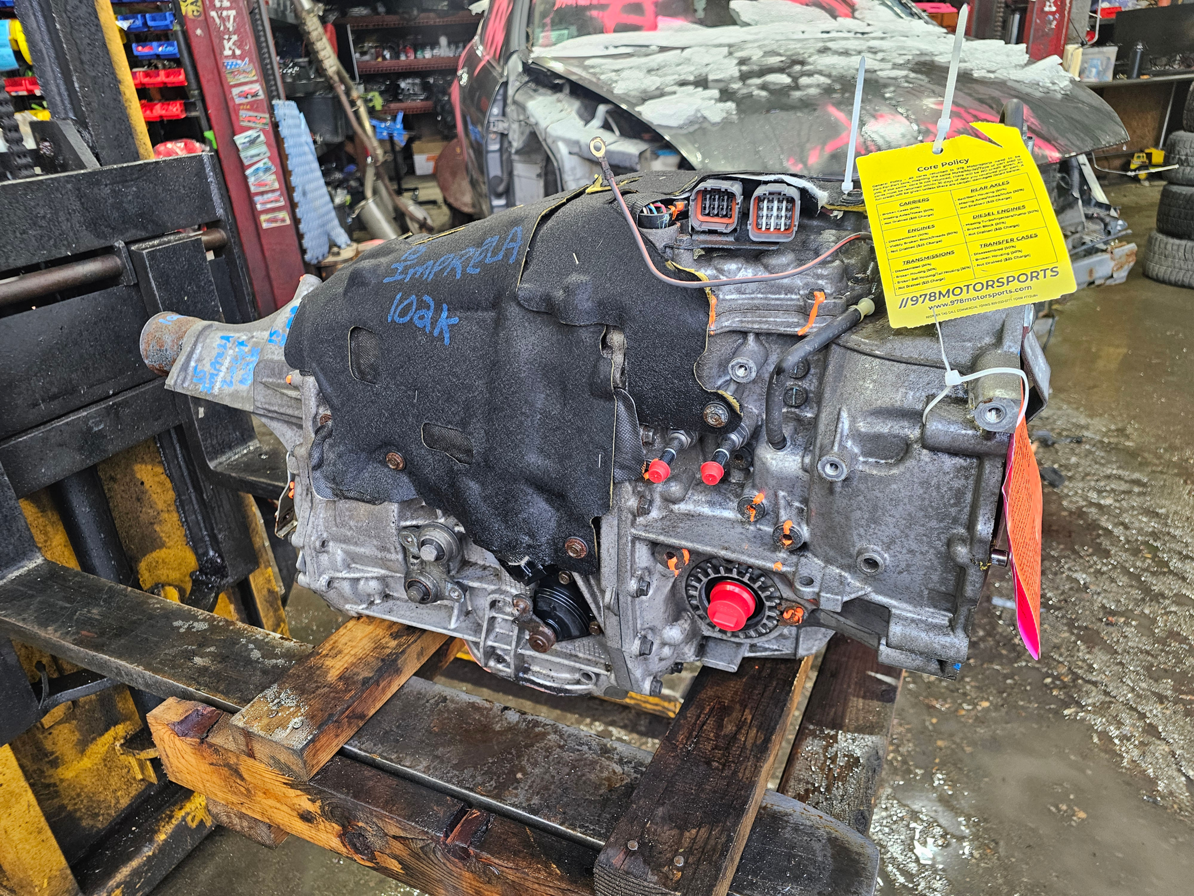 2015-2016 Subaru impreza 2.0 cvt transmission 31000AJ730 102k