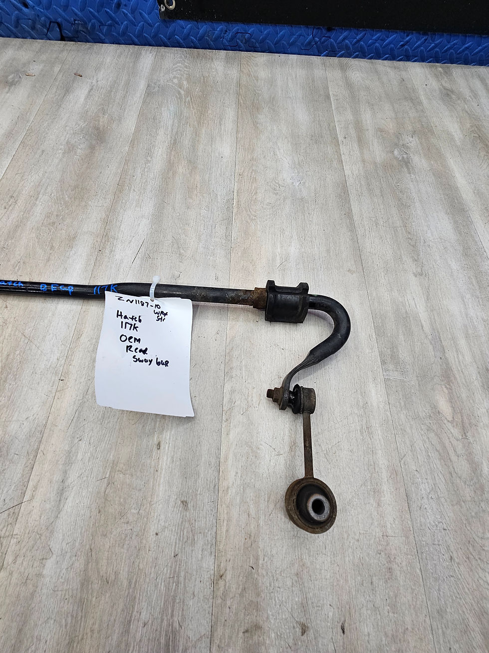 Thumbnail: 2008-2014 Subaru wrx sti 2.5 oem rear sway 20451FG021 117k