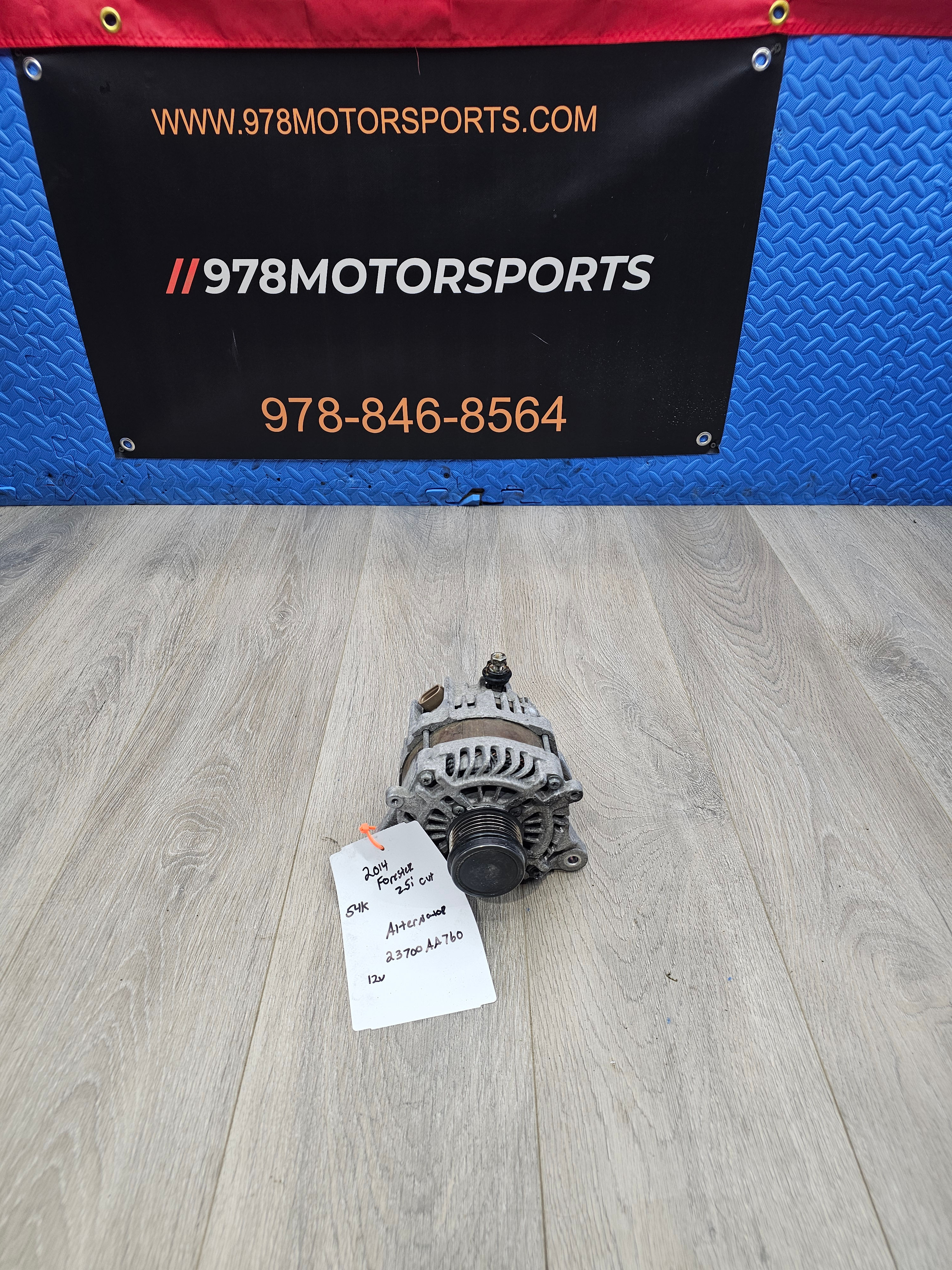 2014-2016 Subaru forester 2.5 alternator 23700AA760 54k